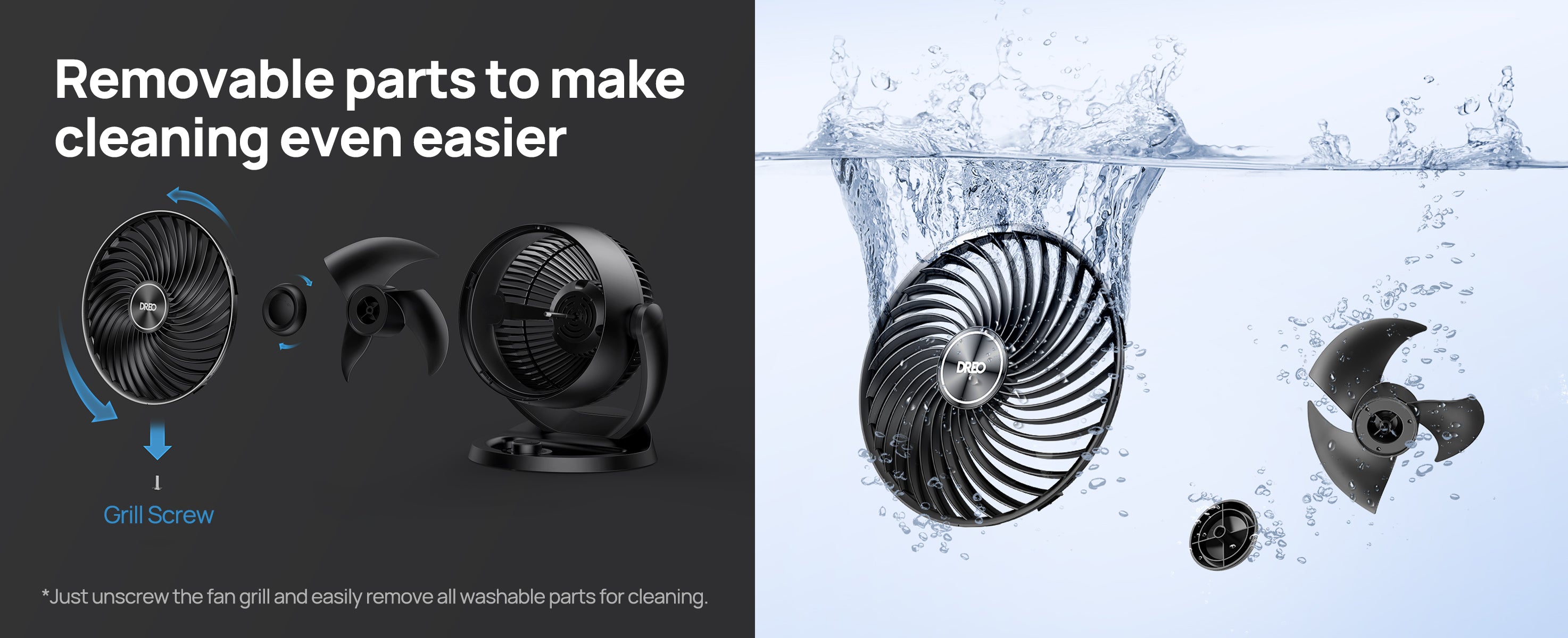 Removable parts to make cleaning even easier