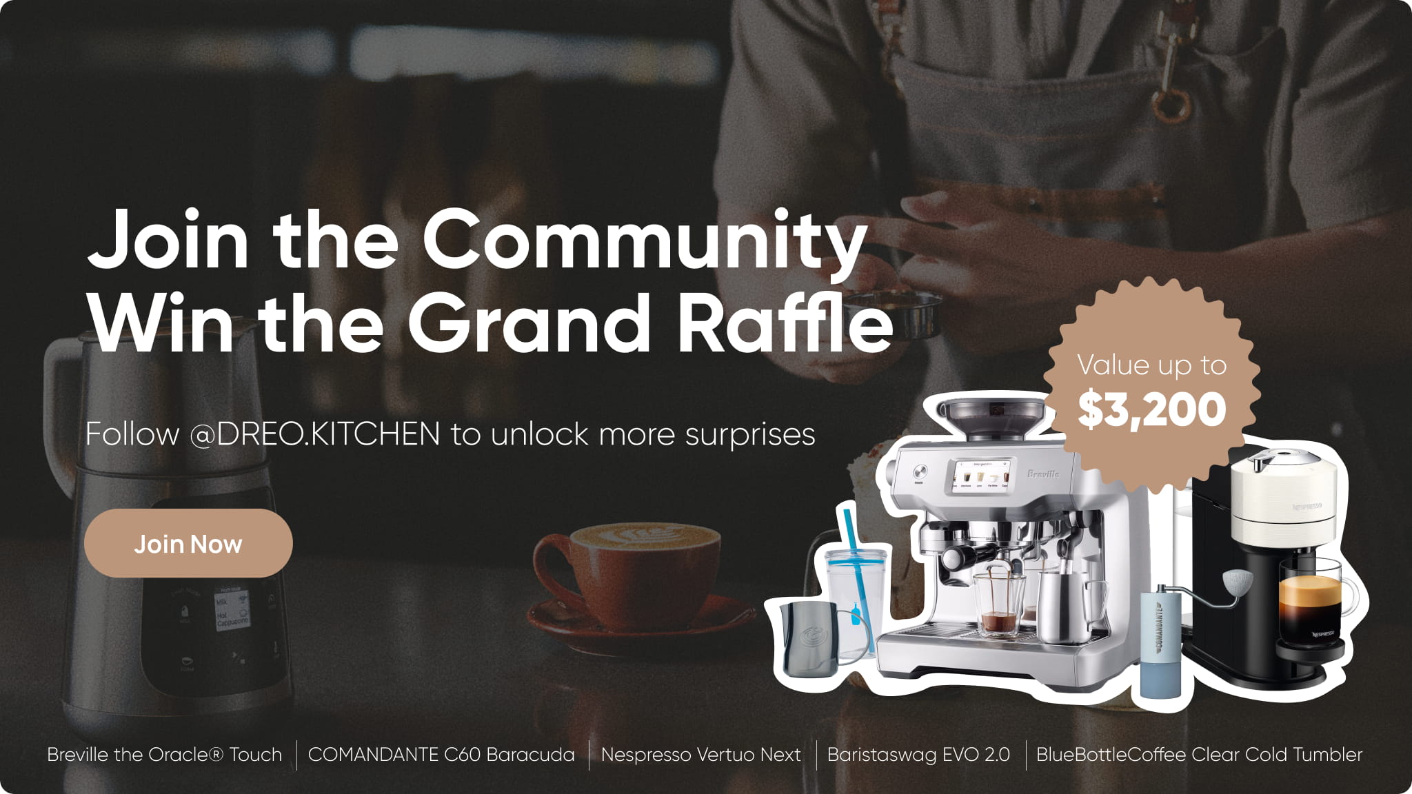 Join the Community Win the Grand Raffle