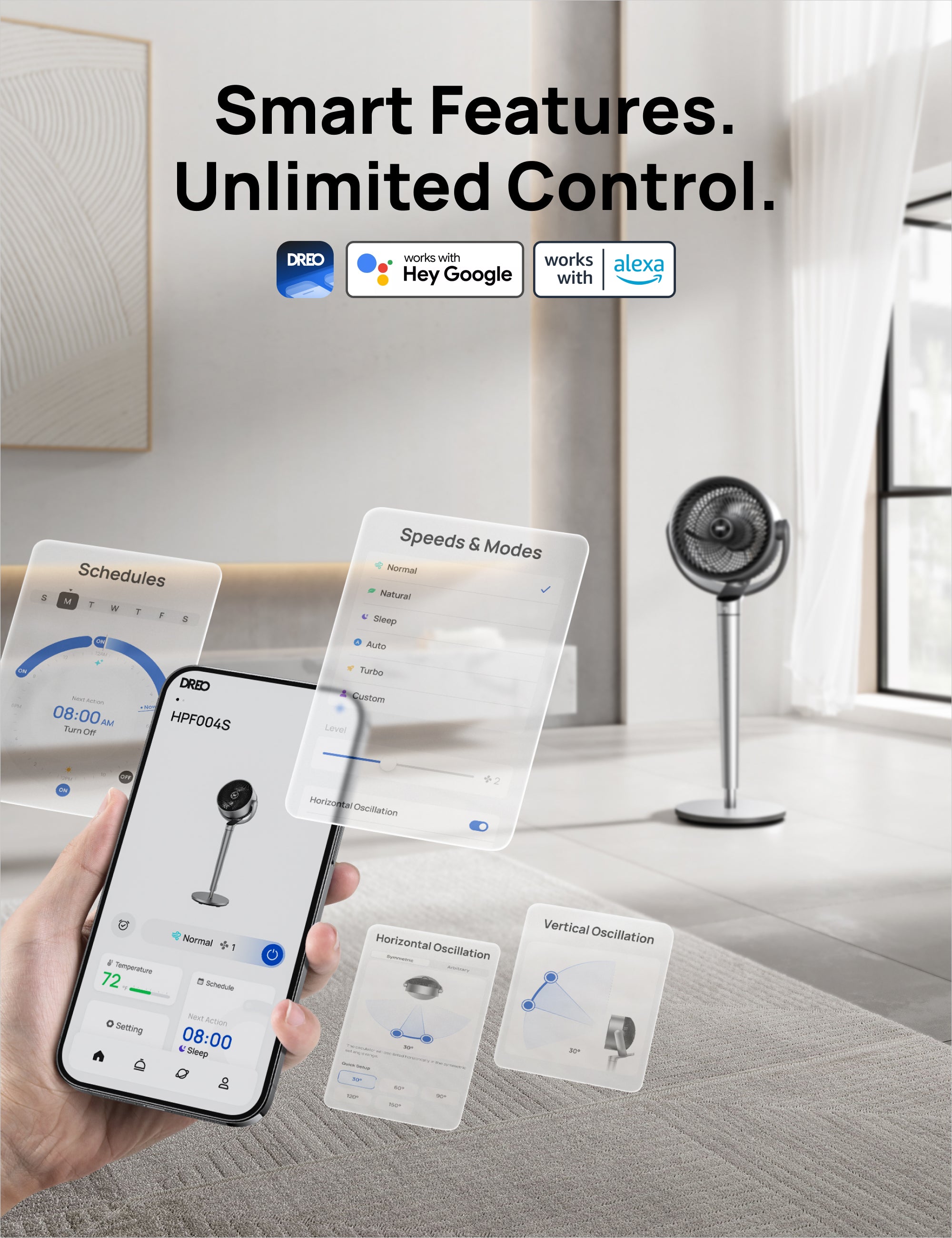 Smart Air Circulator PolyFan 704S
