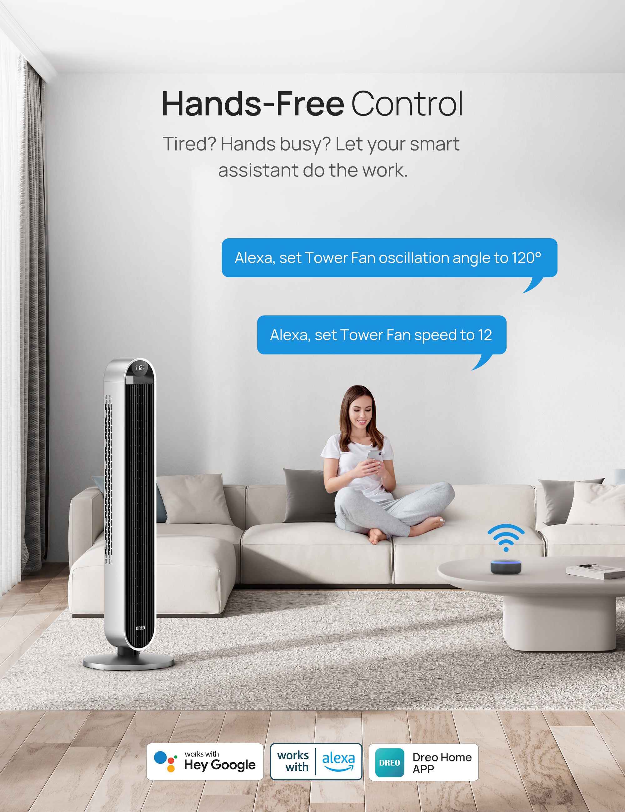 Smart Tower Fan Pilot Max S