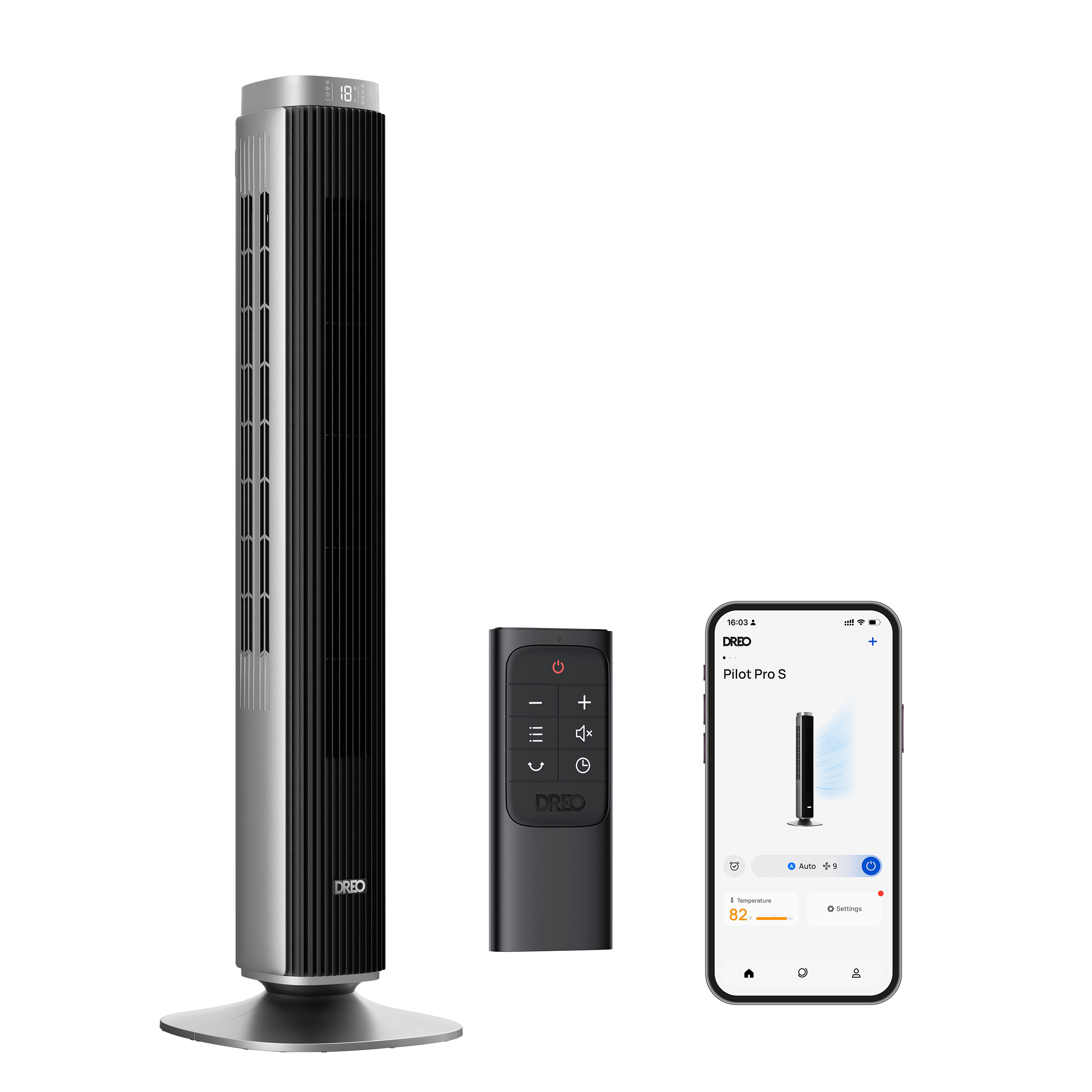 Smart Tower Fan Pilot Pro S