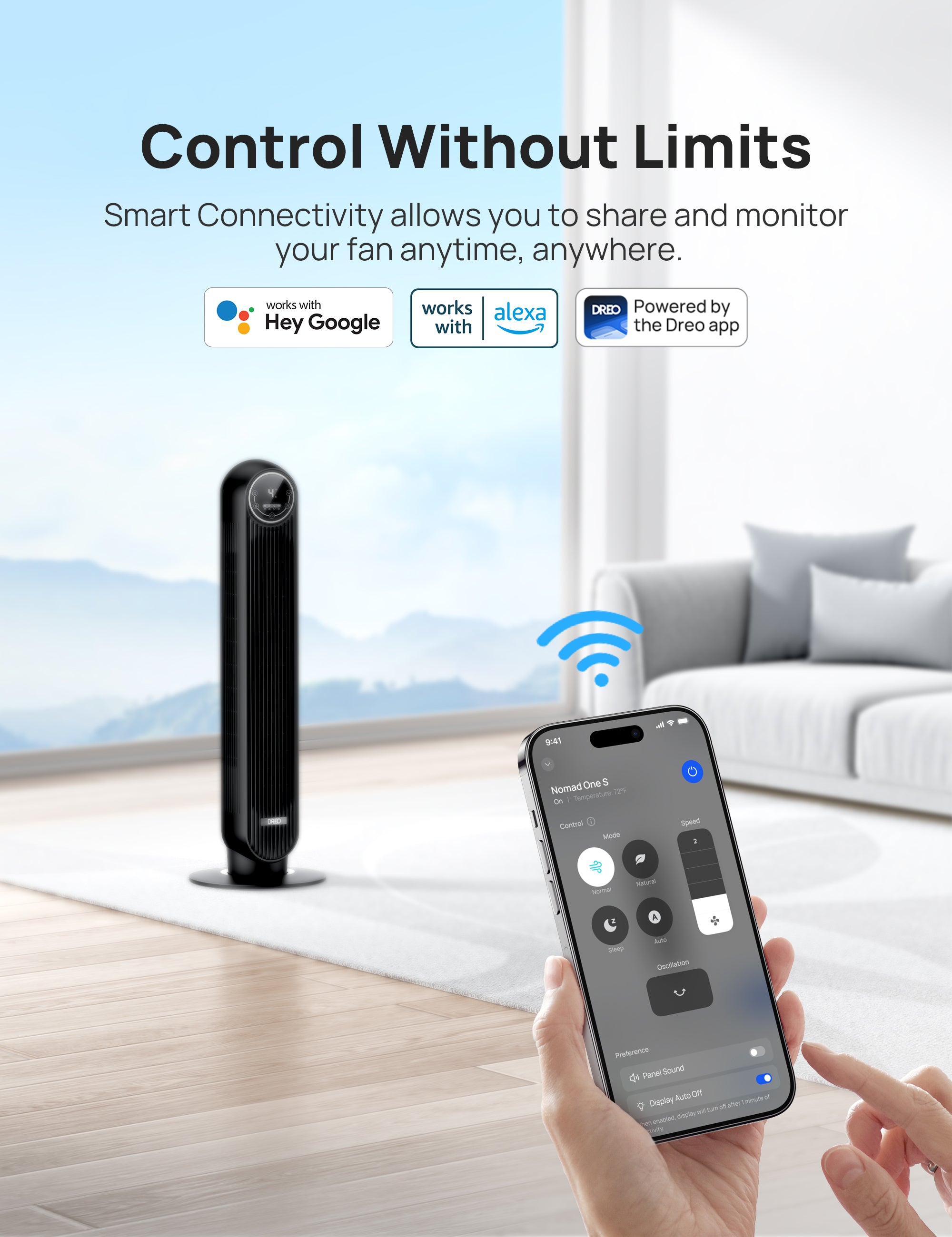 Smart Tower Fan Nomad One S