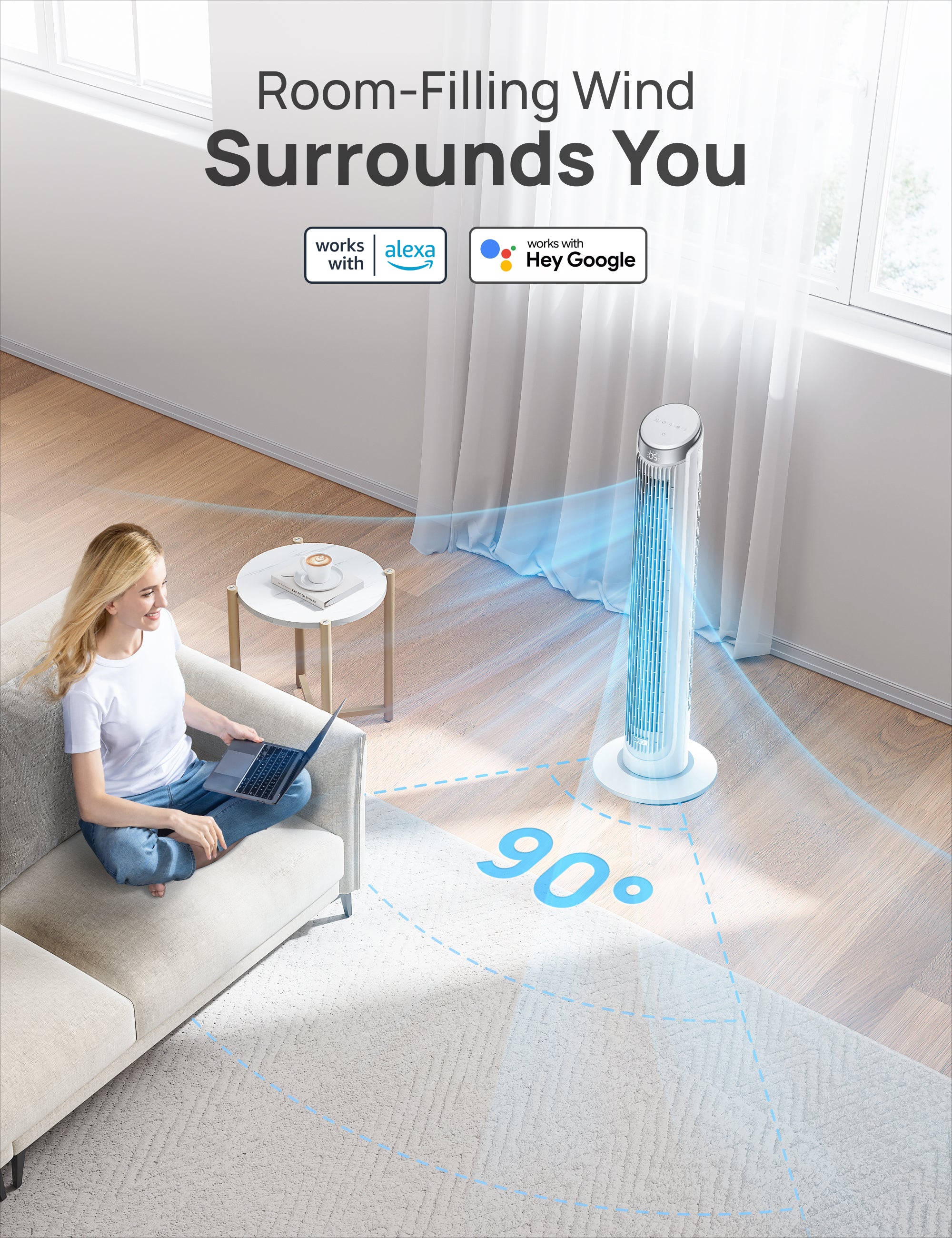 Smart Tower Fan Cruiser Pro T3S