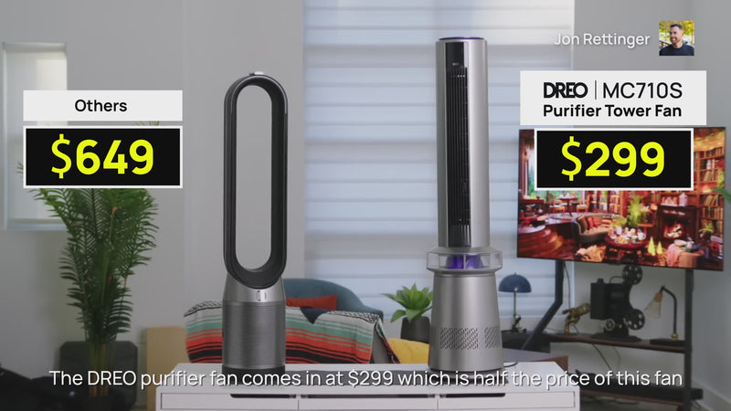 Air Purifier Tower Fan MC710S video cover image