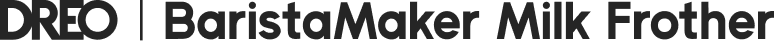 DREO BaristaMaker Milk Frother Logo